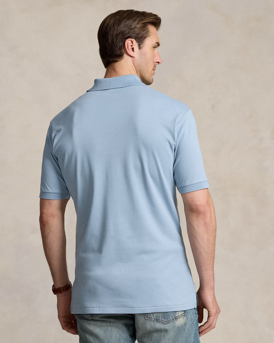 Polo Ralph Lauren L76442 Mens Vessel Blue Soft Cotton Polo Shirt