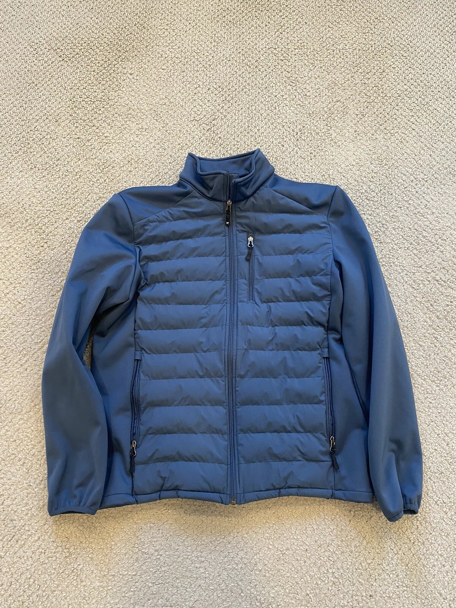 32 Degrees Heat Mens Winter Jacket Medium Slate Blue Zipper