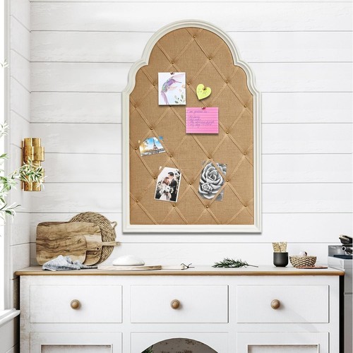 Durable Arched White Framed Memo Board 36" x 24" - Perfect for Home & Office - Picture 8 of 10