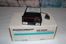 BECKMAN INDUSTRIAL 500 DIGITAL PANEL INDICATOR MODEL 500D W/ ORIGINAL BOX