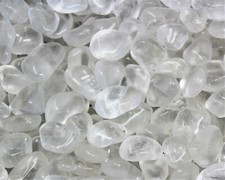 5 lb Clear Quartz Tumbled Stones: 'A' Grade Wholesale Bulk Lot