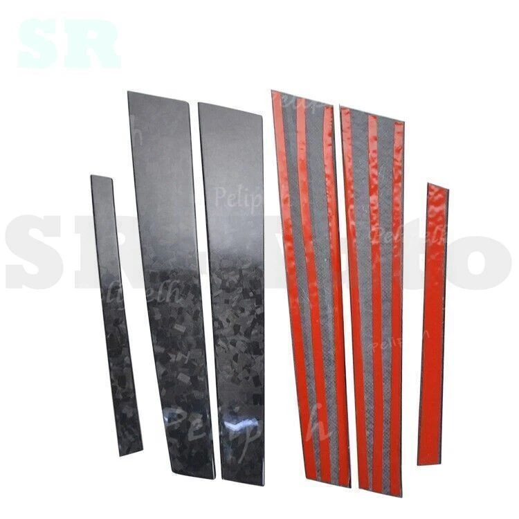 PARA 2017-2022 Alfa Romeo Stelvio mármore forjado padrão decoração pilar central - Imagem 2 de 4