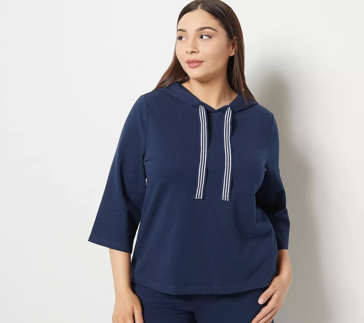 Hooded top with grosgrain 2025