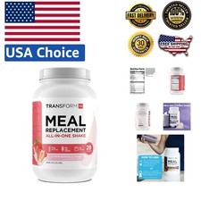 40.4g Protein Meal Shake Strawberry  Cream - 28 Servings, Non-GMO  Gluten Free