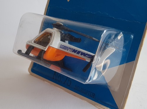 Matchbox Superfast No. 75, MBTV News Helicopter Superb Mint Condition - Picture 4 of 5