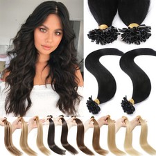 200S U Nail Tip Pre Bonded Keratin Fusion U-Tip Remy Human Hair Extensions THICK