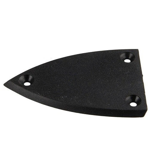 Truss Rod Cover Plate black for Electric Guitar 3 Hole Shield Triangle Shape