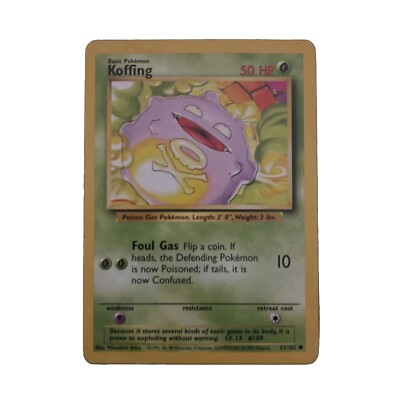 Koffing 051/102 Base Set Regular