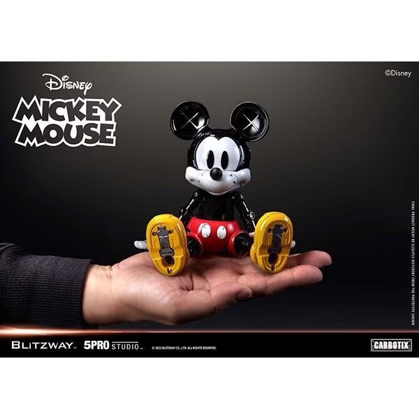 NEW BLITZWAY CARBOTIX Disney Mickey Mouse Painted movable NEW BLITZWAY CARBOTIX Disney Mickey Mouse Painted movable