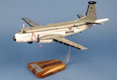 French Navy Breguet BR.1150 Atlantic 1 Desk Display Wood Model 1/72 AV Airplane