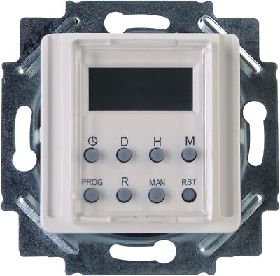 Kopp Elektronische Zeitschaltuhr für Schalterprogramm Paris & HK05 10 Programme