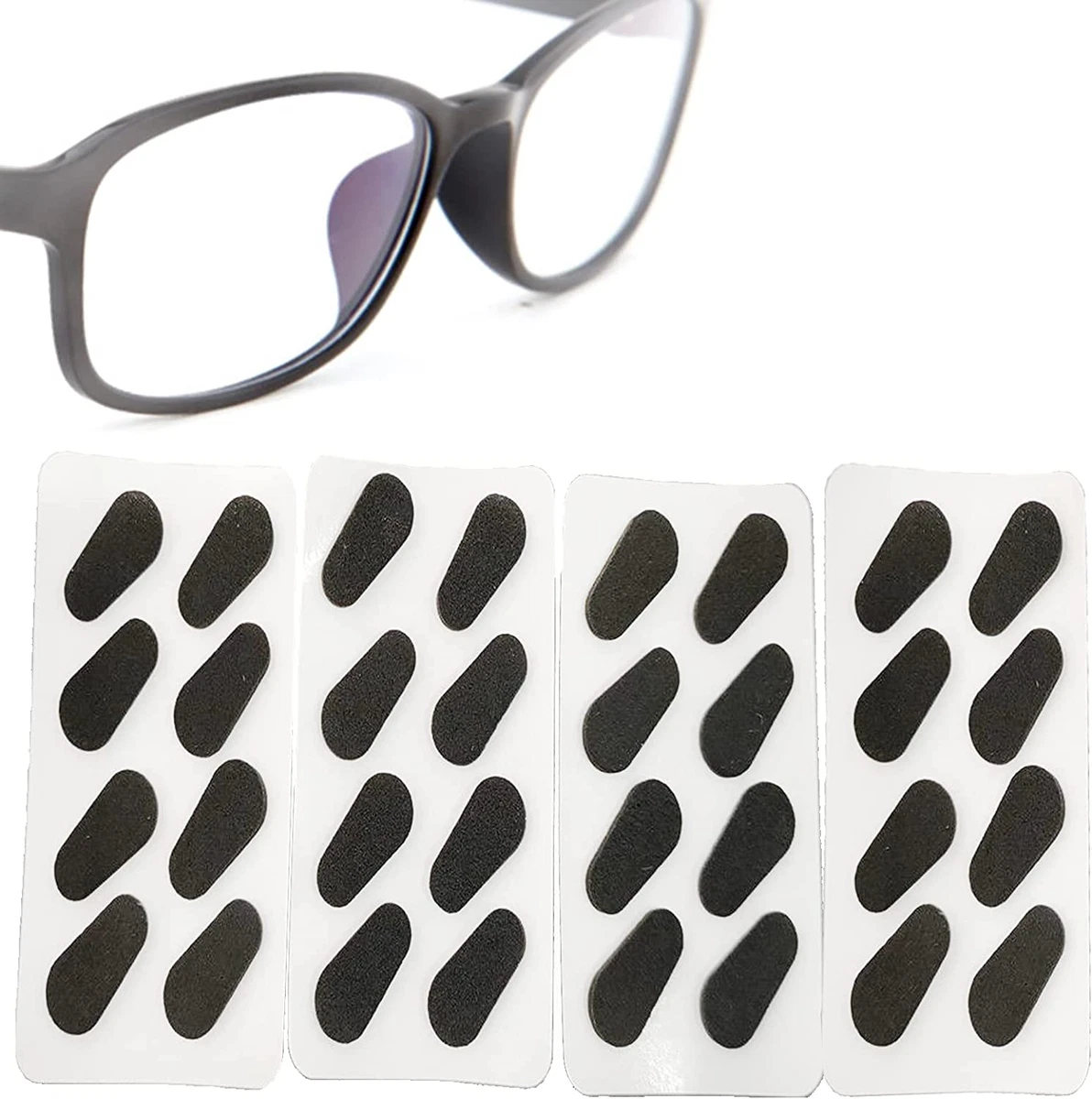 NORHOR 6 Paia Di Cuscinetti In Morbido Silicone Occhiali Da Vista Antiscivolo Gancio Ferma Occhiali In Silicone - Foto 2