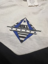80s VINTAGE NIKE Gray TAG T-SHIRT ADULT Medium Made in USA space single stitch