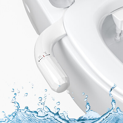 WC Bidet Dusch Aufsatz Doppeldüse Toilette Feminin Intimdusche Bidetaufsatz DHL
