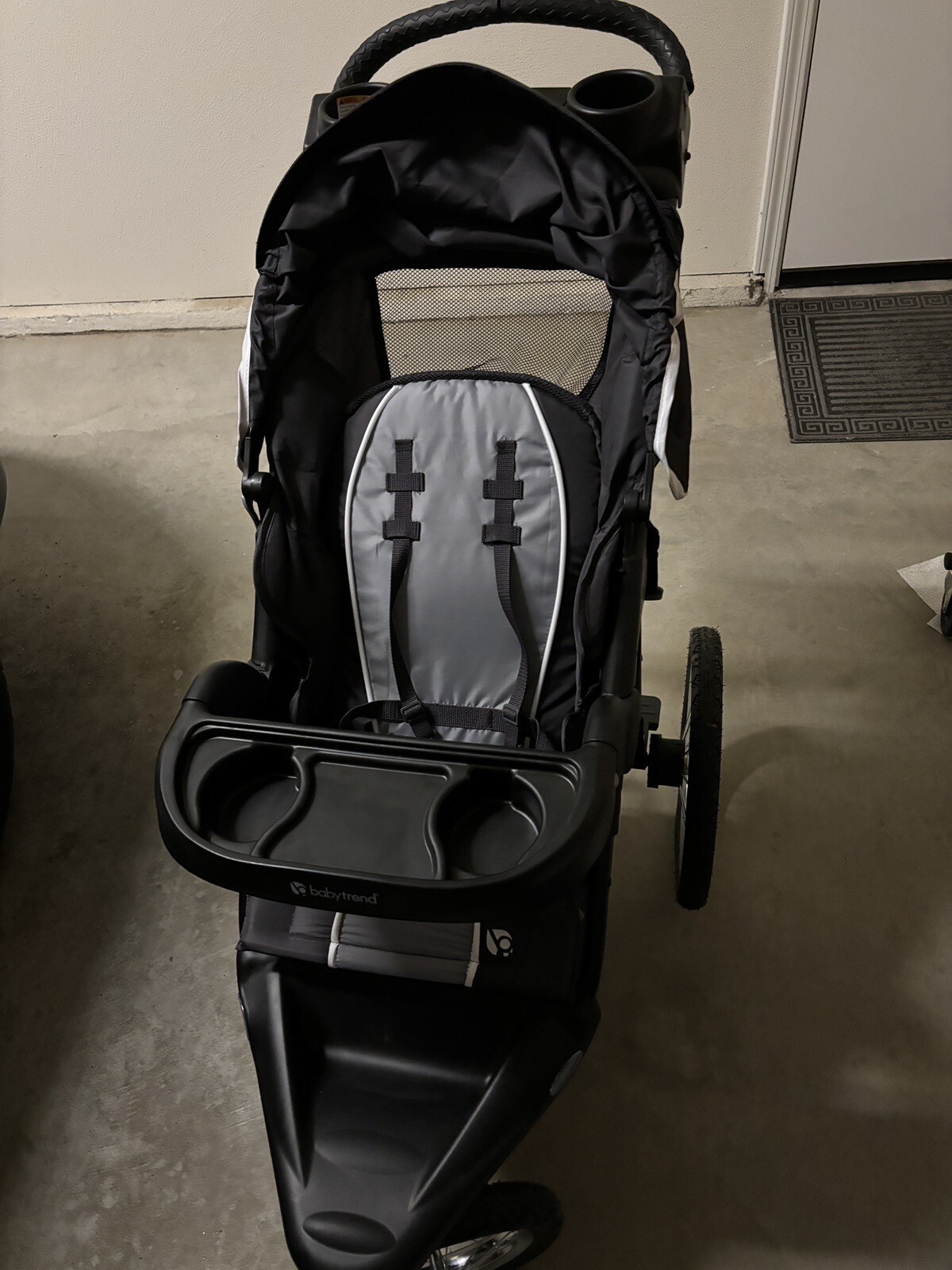 Baby Trend XcelR8 Plus Jogging Stroller Liberty Grey eBay