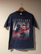 Vintage 1995 Cleveland Indians Chief Wahoo T-Shirt MLB Fruit of the Loom Mens L