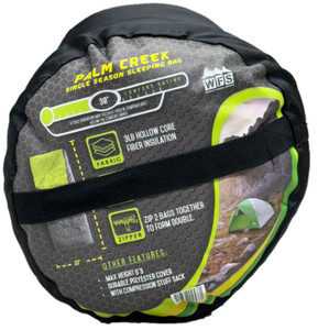 World Famous PALM CREEK 30° Sleeping Bag