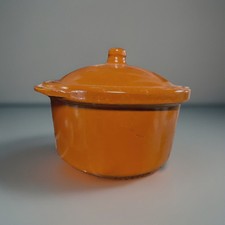 AZOFRA PENTOLA CILINDRICA IN COCCIO TERRACOTTA CON COPERCHIO 16 - 18 -20 - 22 cm