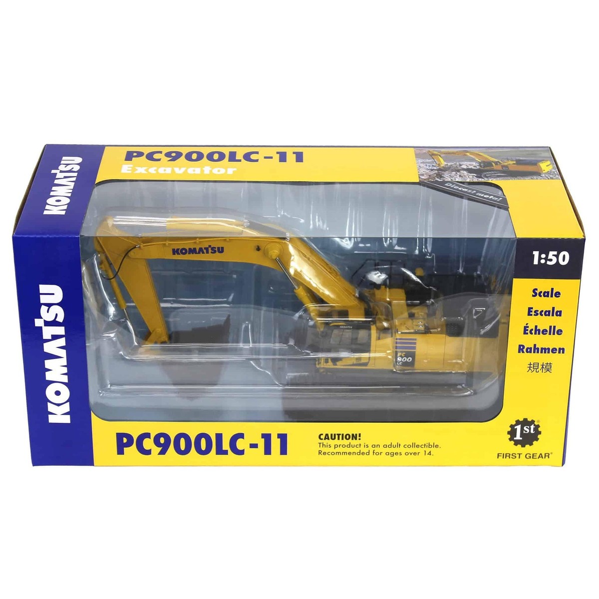KOMATSU コマツミニチュア　pc900LC-11 1/50スケール KOMATSU コマツミニチュア pc900LC-11 1/50スケール