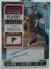 2023 Panini Contenders - Rookie Ticket RPS Bijan Robinson #103 Playoff Ticket...