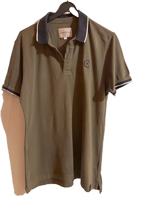 CERRUTI 1881 polo kaki manches courtes taille XL - Photo 1/3