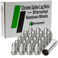 Chrome Lug Nuts for 1984-1990 Ford Bronco II with Aftermarket Wheels