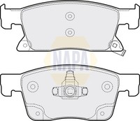 Napa Bremsbelagsatz BremsklöTze FüR Opel Astra K Caravan B16