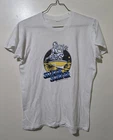 Vintage 1973 Silver Surfer Marvel Comic Book White 70s T-Shirt Large 21x27.5"
