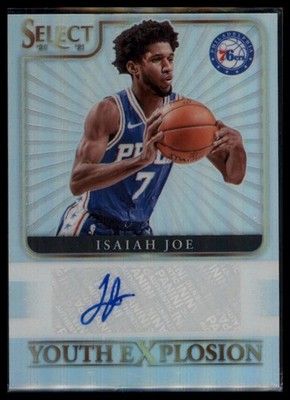 2020-21 Panini Select #YES-IJO Isaiah Joe Youth Explosion Signatures