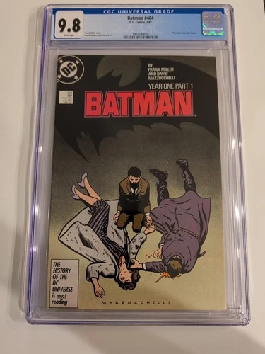 Batman # 404 CGC Graded 9.8 DC Comic Book Year One Part 1 Frank Miller