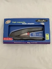 Swingline High Capacity Desk Stapler, Reduced Effort,  Black New Open Box