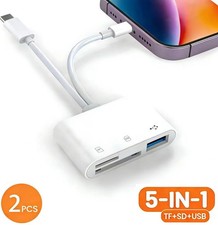 USB-C SD Card Reader for iPhone, iPad, Androi...