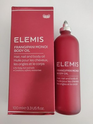 ELEMIS Frangipani Monoi Body Oil 3.3 oz/100ml Full Size - NEW in Box