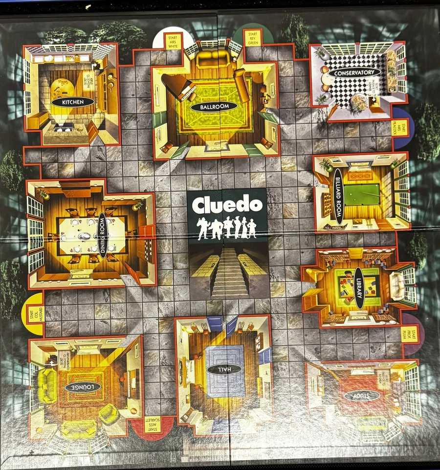 Cluedo Board Game By Parker.  Classic Family Fun.  Good Condition - Image 4 of 4