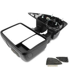 Tow Mirror Left Black Power Heated Signal Ford F250/F350/F450/F550 08-16