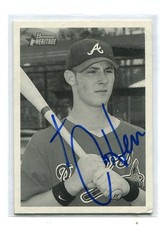 2001 Bowman Heritage Aaron Herr HAND SIGNED AUTO AUTOGRAPH HA RETROGRAPH BUYBACK