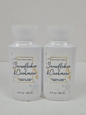 Two Bath Body Works Snowflakes Cashmere Lotions 3 Oz Each Shea Butter