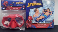 Marvel Spider-Man Kids Swim Mask Swim Raft-New SUMMER FUN