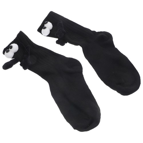 1 Pair Cute Hand Holding Doll Socks -Hand-Holding Socks, Playful Socks Cotton - Picture 4 of 12