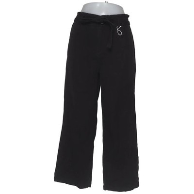 C&A, Palazzohose, Größe: 38, Schwarz, Baumwolle, Einfarbig, Denim, Damen #hvH