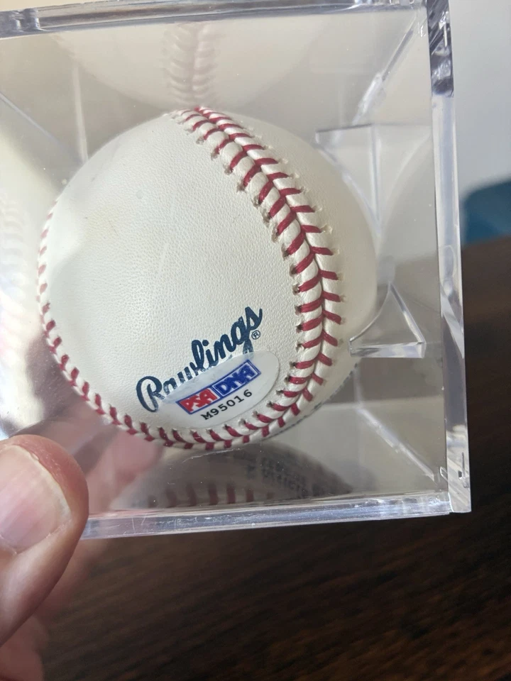 Duke Snider Autographed Baseball PSA Auth HOF Los Angeles Dodgers pen Faded LAD - Image 3 of 3