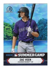 2021 Bowman Chrome Summer Camp Refractor SC-14 Zac Veen - Colorado Rockies