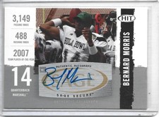 BERNARD MORRIS 2008 SAGE HIT SILVER AUTOGRAPHS #A14 MARSHALL