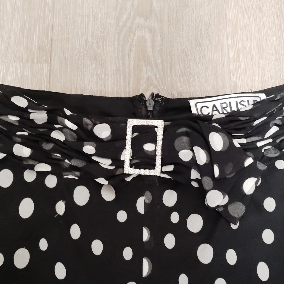 Pantalones Carlisle para mujer forrados de seda forrados a lunares talla 0 Foto 4 de 4