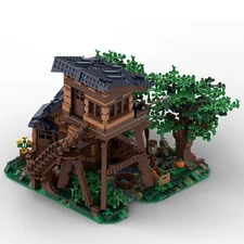 HXtoy 21318 Tree House Alternate Build: Forest Fire Lookout Tower 1948