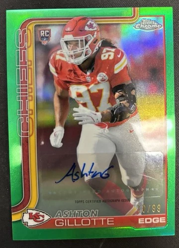 2025 Topps Chrome Ashton Gillotte Refractor (RAW)