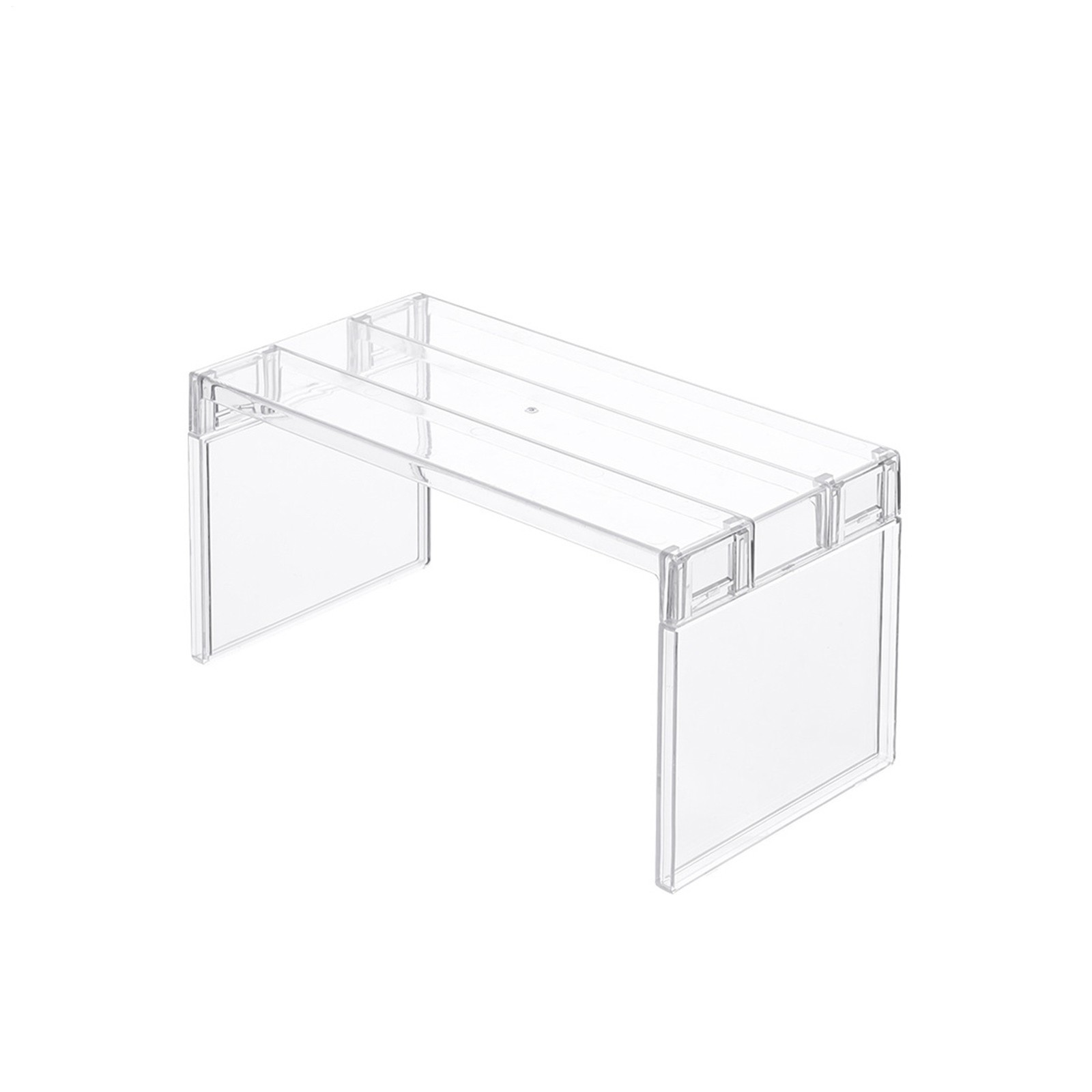 Refrigerator Organizer Shelf Rack Stackable Clear Storage Rack for Cabinet