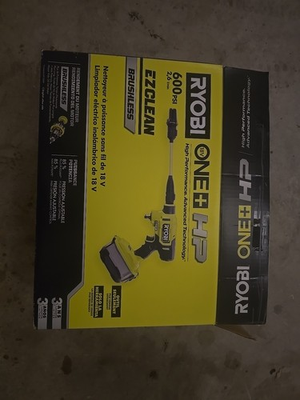 #ad Ryobi ONE HP 18V Brushless EZClean 600 PSI Cordless Cold Water Power Tool $80.00