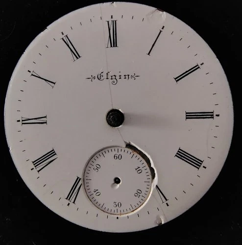 Elgin Natl. Watch Co. G.M. Wheeler G44 M#5 15J 18s 1891 SS Movement FOR PARTS