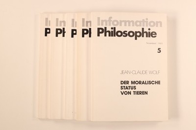 198075 INFORMATION PHILOSOPHIE +Abb 5 Bde SEHR GUTER ZUSTAND!